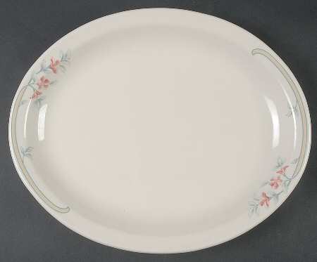 Pink Sage (Restaurant) 12" Oval Serving Platter