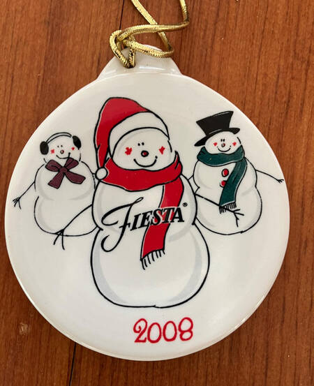 Fiesta Snowmen Ornament