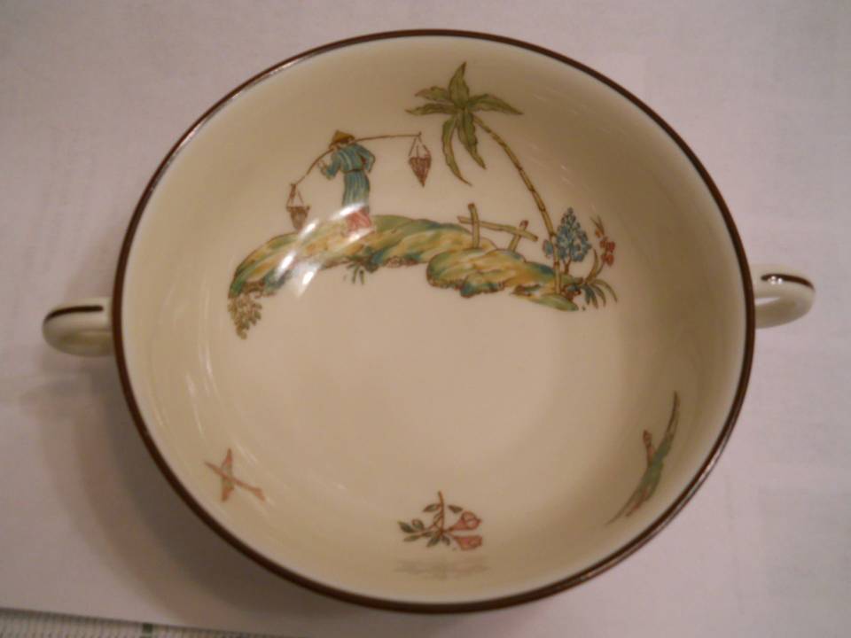 Pillement (Smooth) Flat Cream Soup Bowl