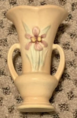 Iris Peach 7" Vase