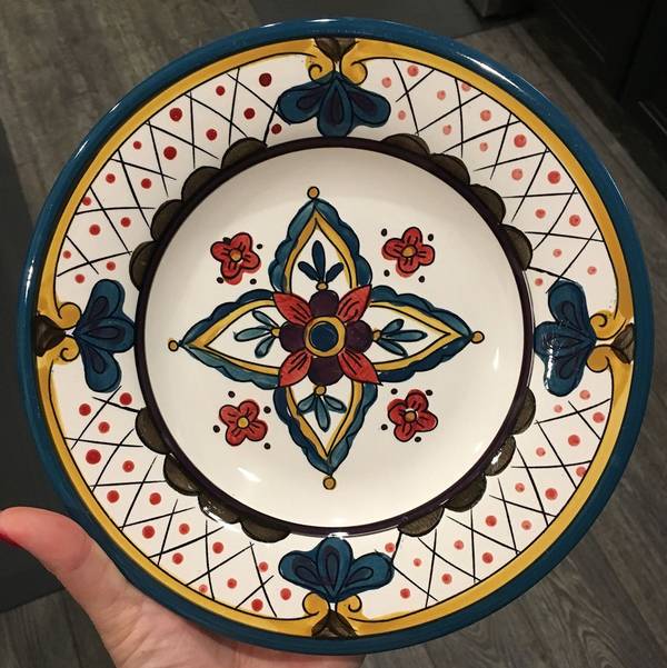 American Simplicity Tuscan Salad Plate