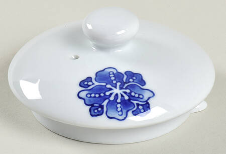 Blue and White Lid for Teapot