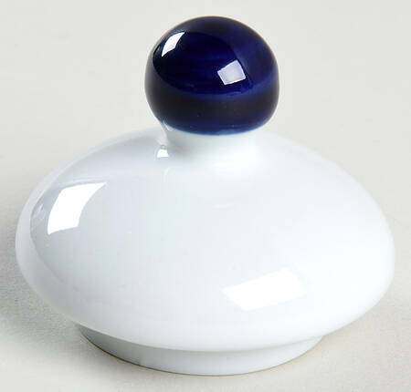 Blue and White Lid for Sugar Bowl