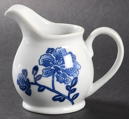Blue and White Creamer