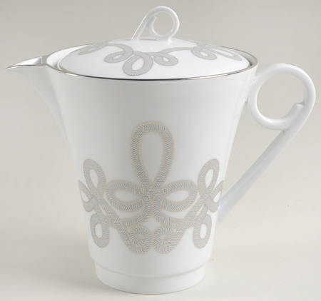 Brandebourg Platinum Tea/Coffee Pot & Lid