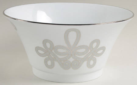 Brandebourg Platinum 10" Large Salad Serving Bowl