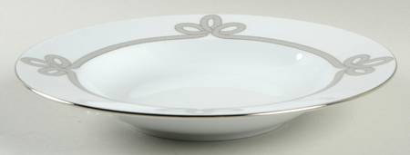 Brandebourg Platinum Large Rim Soup Bowl