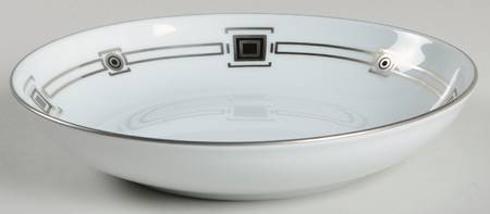 Cabochon Platinum Coupe Soup Bowl