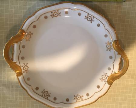 HUT2083 Handled Cake Plate