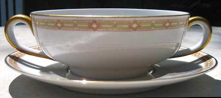 HC1226 Flat Cream Soup Bowl & Saucer Set