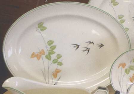 W4523 11" Oval Serving Platter