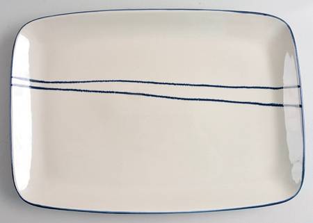 Sandstone Cool 16" Rectangular Serving Platter