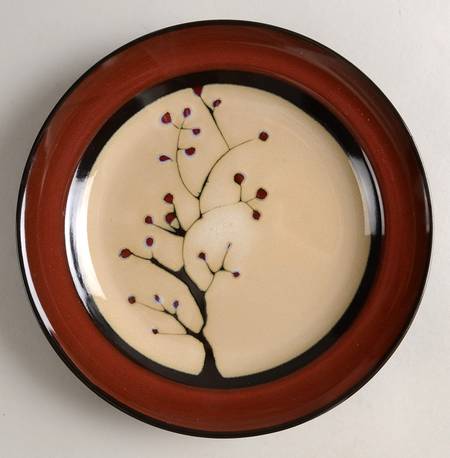 Red Orleans Salad Plate