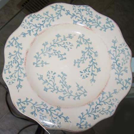 HMQ33 BLUE Salad Plate