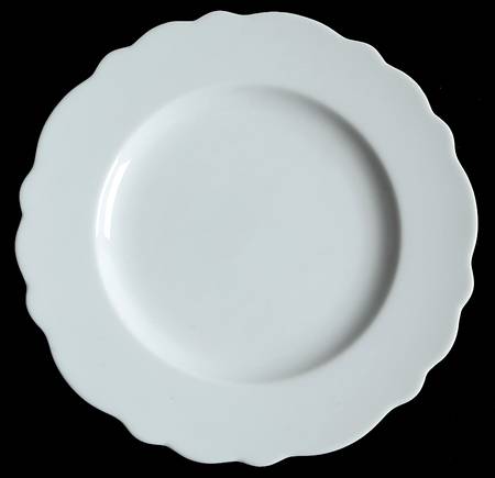 Ann Marie White Breakfast Plate