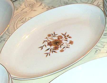 Sunburst 12" Oval Serving Platter