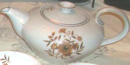 Sunburst Teapot & Lid