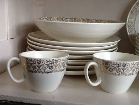 Gold Briar Flat Cup