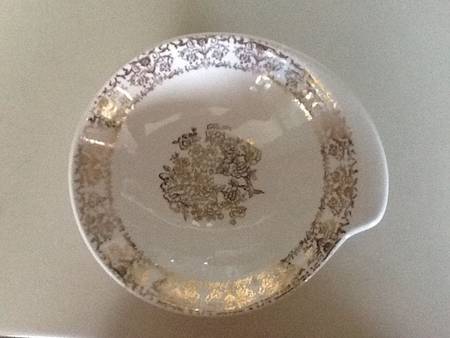 Gold Briar Lugged Cereal Bowl