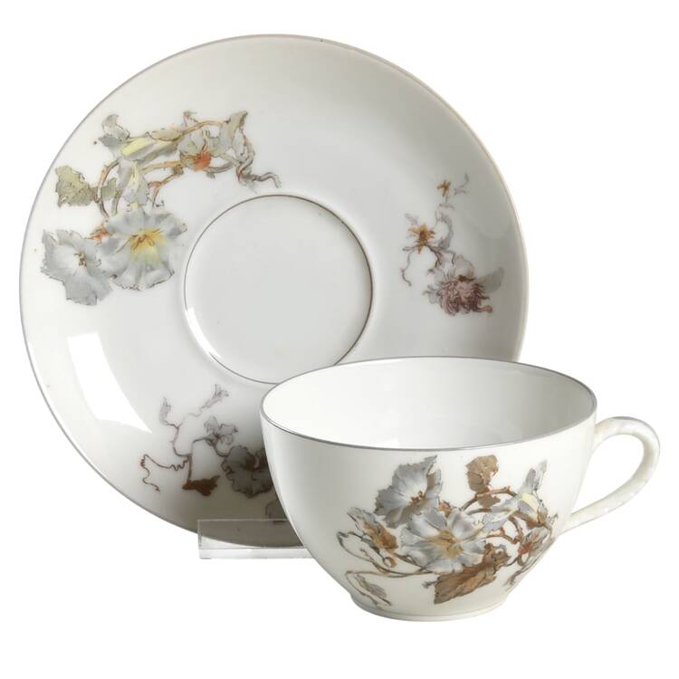 H4254 Flat Cup & Saucer Set