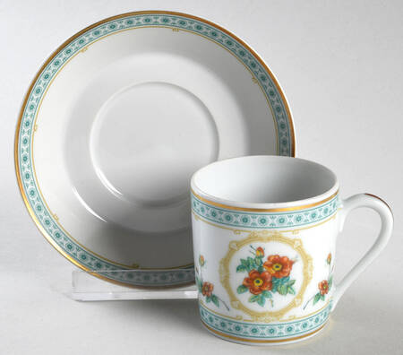 Empress Josephine Demitasse Collection Flat Demitasse Cup & Saucer Set