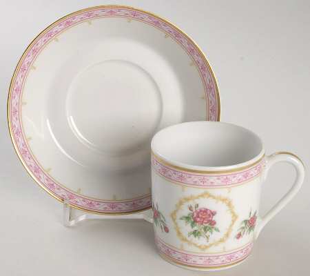 Empress Josephine Demitasse Collection Flat Demitasse Cup & Saucer Set