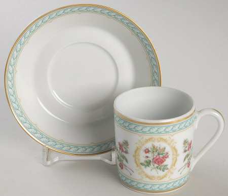 Empress Josephine Demitasse Collection Flat Demitasse Cup & Saucer Set