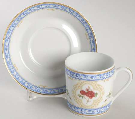 Empress Josephine Demitasse Collection Flat Demitasse Cup & Saucer Set