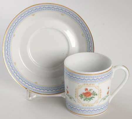 Empress Josephine Demitasse Collection Flat Demitasse Cup & Saucer Set