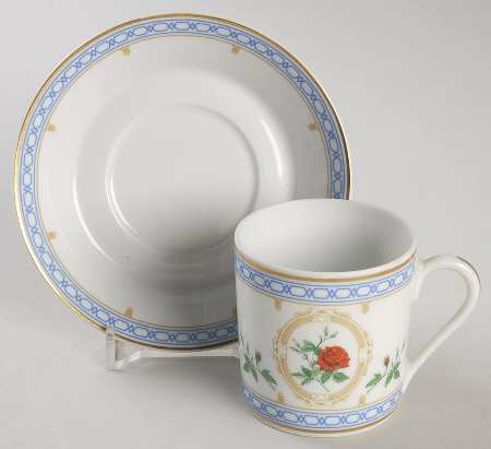 Empress Josephine Demitasse Collection Flat Demitasse Cup & Saucer Set