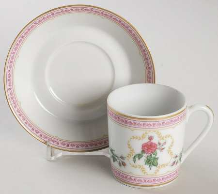 Empress Josephine Demitasse Collection Flat Demitasse Cup & Saucer Set