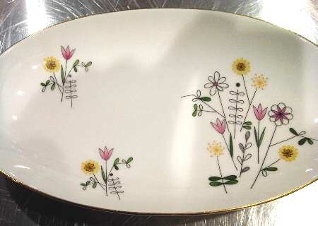 HUT2139 12" Oval Serving Platter
