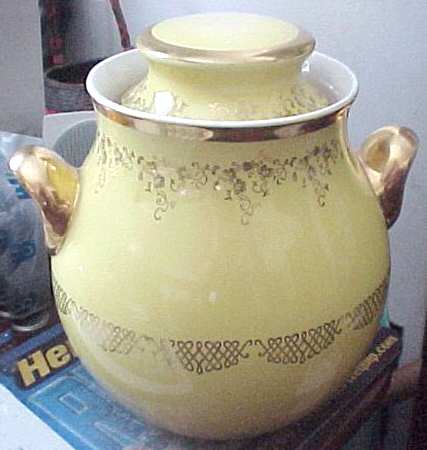 Gold Label Kitchen Ware Squiggle Zeisel Style Cookie Jar & Lid