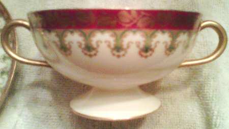 Schleiger 786-1 Footed Cream Soup Bowl