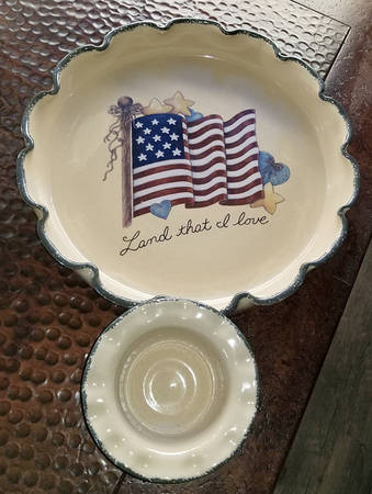 Americana (2 Piece) Chip & Dip Set