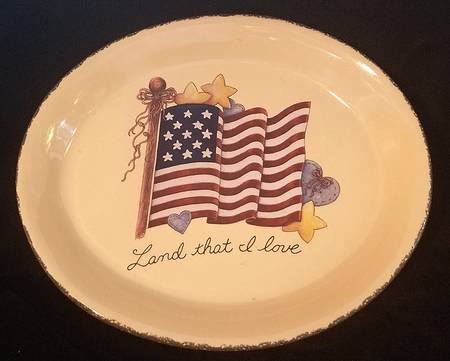 Americana 13" Oval Serving Platter