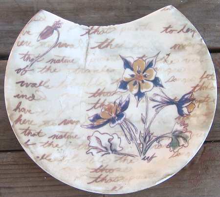 Lewis & Clark Journals Salad Plate