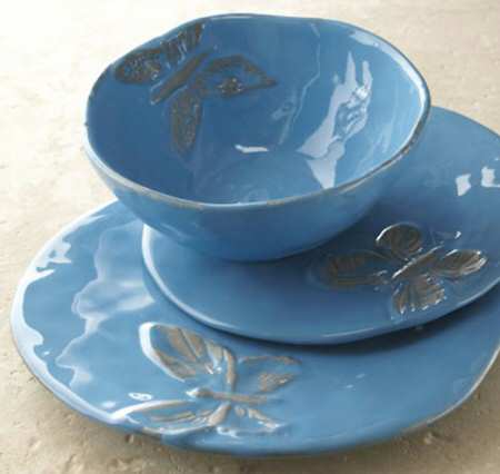 Papillon Blue by Horchow