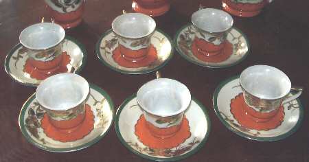 HIN33 Footed Demitasse Cup & Saucer Set