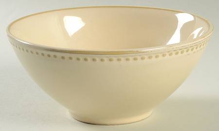 Beaded Cream Soup/Cereal Bowl
