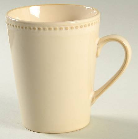 Beaded Cream Mug