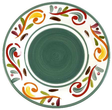 Villa Scroll Salad Plate