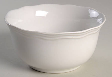 Basic White (Scalloped) Soup/Cereal Bowl