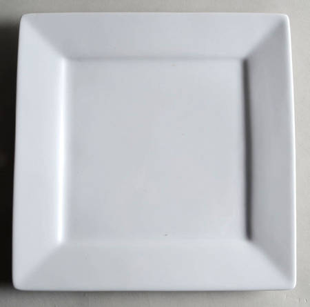 Basic White (Square) Square Salad Plate