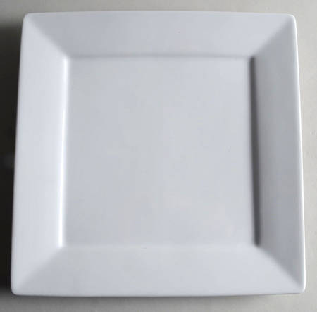 Basic White (Square) Square Dinner Plate
