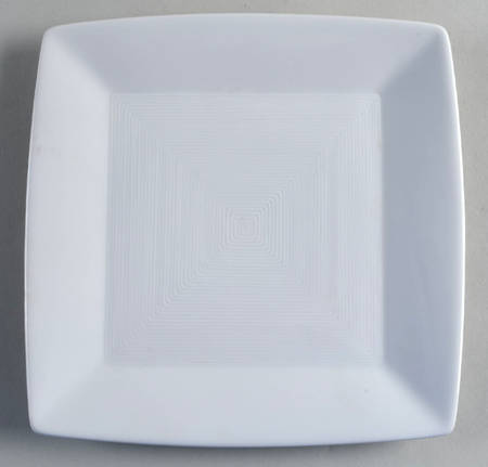Basic White (Square) Square Salad Plate