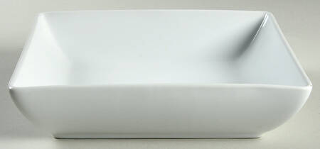 Basic White (Square) Individual Dinner Bowl