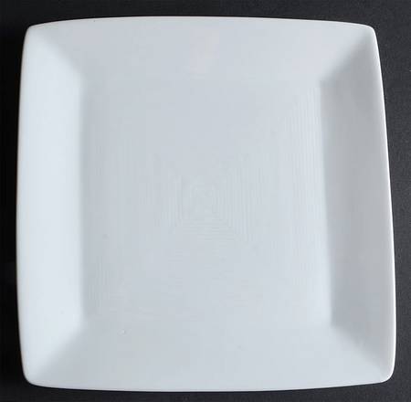 Basic White (Square) Square Salad Plate