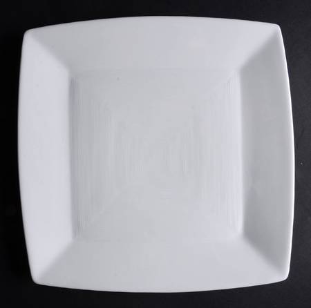 Basic White (Square) Square Dinner Plate