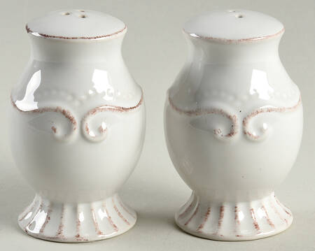 Capri White Salt & Pepper Set